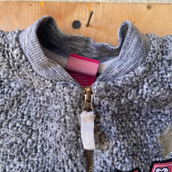 Disney Minnie Mouse Varsity Sweater Full Zip - Picture 4 of 9